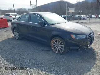 2015 Audi A3 1.8T Premium Plus with VIN WAUCCGFF6F1019757, listed as a IAAI auction lot 41614224 with 137,298 mi miles. Bid and sale history available at carsss.com. Image 1.