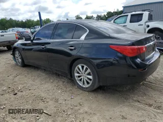 2015 Infiniti Q50 with VIN JN1BV7AP4FM358818, listed as a Copart auction lot 59081465 with 133,503 mi miles and Salvage title. Bid and sale history available at DreamBid. Image 2.