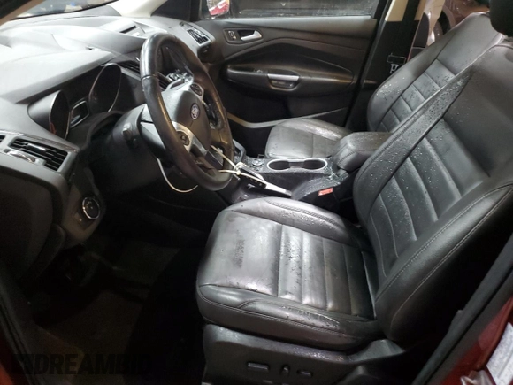 2014 Ford Escape Titanium with VIN 1FMCU9J9XEUE24302, listed as a Copart auction lot 52852485 with 181,372 mi miles and Clean Title. Bid and sale history available at carsss.com. Image 7.