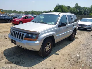 2004 Jeep Grand Cherokee Laredo with VIN 1J4GW48S94C369643, listed as a IAAI auction lot 42693998 with 225,033 mi miles and . Bid and sale history available at DreamBid. Image 2.