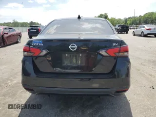 2022 Nissan Versa SV with VIN 3N1CN8EV4NL827255, listed as a Copart auction lot 53330135 with 49,597 mi miles and Salvage title. Bid and sale history available at DreamBid. Image 6.