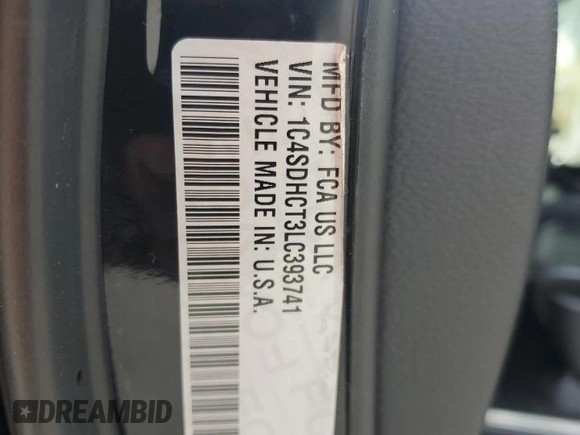 2020 Dodge Durango R/T z VIN 1C4SDHCT3LC393741, wystawiony jako Copart lot #56969185 z przebiegiem Nie podano mil oraz Szkoda całkowita • Salvage title. Historia ofert i sprzedaży dostępna na DreamBid. Obrazek 13.