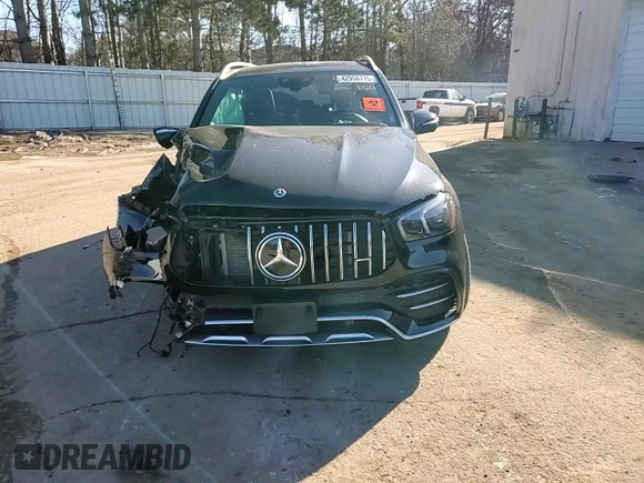 2023 Mercedes-Benz GLE 53 AMG with VIN 4JGFB6BE9PA868885, listed as a Copart auction lot 42958715 with 40,632 mi miles and Salvage title. Bid and sale history available at DreamBid. Image 11.