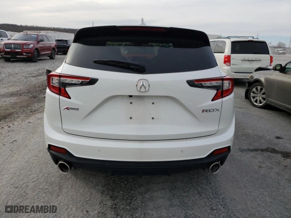 2020 Acura RDX w/A-Spec Pkg with VIN 5J8TC1H65LL021661, listed as a Copart auction lot 72860402 with 29,012 mi miles. Bid and sale history available at carsss.com. Image 6.