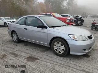 2005 Honda Civic VP with VIN 1HGEM22195L061608, listed as a Copart auction lot 49871944 with 165,986 mi miles and Salvage title. Bid and sale history available at DreamBid. Image 4.