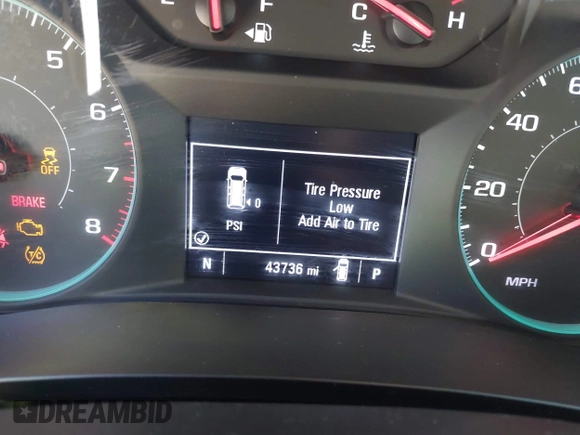 2023 Chevrolet Traverse LS with VIN 1GNERFKW2PJ238587, listed as a IAAI auction lot 42057535 with 43,736 mi miles and . Bid and sale history available at DreamBid. Image 16.
