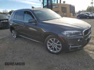 2015 BMW X5 xDrive35i with VIN 5UXKR0C52F0K52569, listed as a Copart auction lot 76691114 with 150,286 mi miles and Salvage Title. Bid and sale history available at carsss.com. Image 4.