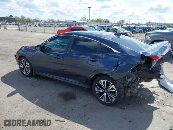 2017 Honda Civic Sedan EX-L with VIN 2HGFC1F77HH642462, listed as a IAAI auction lot 41962942 with 93,277 mi miles. Bid and sale history available at carsss.com. Image 3.
