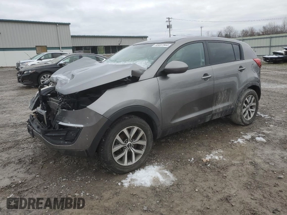 2016 Kia Sportage LX with VIN KNDPB3AC5G7823690, listed as a Copart auction lot 55272765 with 47,666 mi miles and Non Repairable. Bid and sale history available at carsss.com. Image 1.
