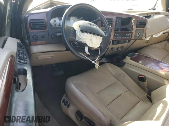 2006 Ford F-350 XL with VIN 1FTSW31P26EC52901, listed as a Copart auction lot 53326475 with Not Provided miles and Salvage Title. Bid and sale history available at DreamBid. Image 8.