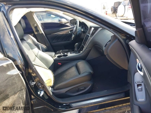 2018 Infiniti Q50 3.0t SPORT with VIN JN1EV7AR1JM442294, listed as a IAAI auction lot 41408602 with 52,355 mi miles. Bid and sale history available at carsss.com. Image 5.