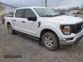 2023 Ford F-150 XL with VIN 1FTEW1EP7PFB06470, listed as a IAAI auction lot 41530858 with 17,715 mi miles. Bid and sale history available at carsss.com. Image 1.