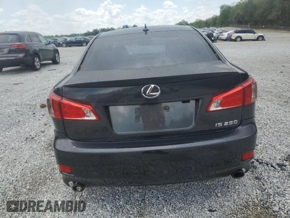 2011 Lexus IS 250 with VIN JTHBF5C22B5144946, listed as a Copart auction lot 52593265 with 97,088 mi miles and Salvage title. Bid and sale history available at DreamBid. Image 6.
