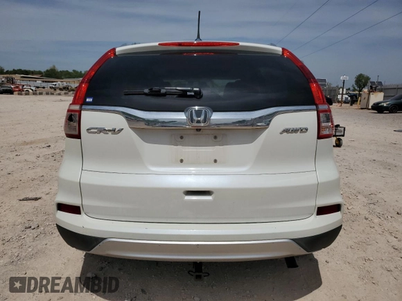 2015 Honda CR-V EX-L with VIN 5J6RM4H75FL109091, listed as a Copart auction lot 52685105 with 153,571 mi miles and Salvage Title. Bid and sale history available at carsss.com. Image 6.