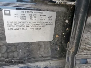 2012 Cadillac CTS Luxury z VIN 1G6DF5E55C0109613, wystawiony jako Copart lot #57531925 z przebiegiem 35 026 mil mil oraz Szkoda całkowita • Salvage title. Historia ofert i sprzedaży dostępna na DreamBid. Obrazek 12.