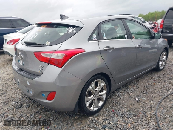 2013 Hyundai Elantra GT with VIN KMHD35LEXDU114448, listed as a IAAI auction lot 41944985 with 71,180 mi miles. Bid and sale history available at carsss.com. Image 4.