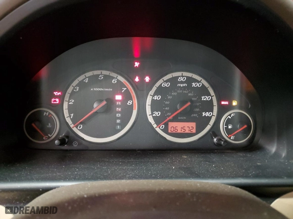 2005 Honda CR-V LX with VIN JHLRD78575C049127, listed as a Copart auction lot 45954375 with 61,572 mi miles and Salvage Title. Bid and sale history available at carsss.com. Image 9.