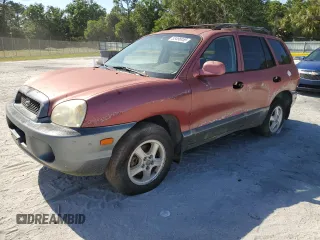 2003 Hyundai Santa Fe GLS z VIN KM8SC13D83U360968, wystawiony jako Copart lot #53498855 z przebiegiem 124 975 mil mil oraz Czysty tytuł • Clean title. Historia ofert i sprzedaży dostępna na DreamBid. Obrazek 1.