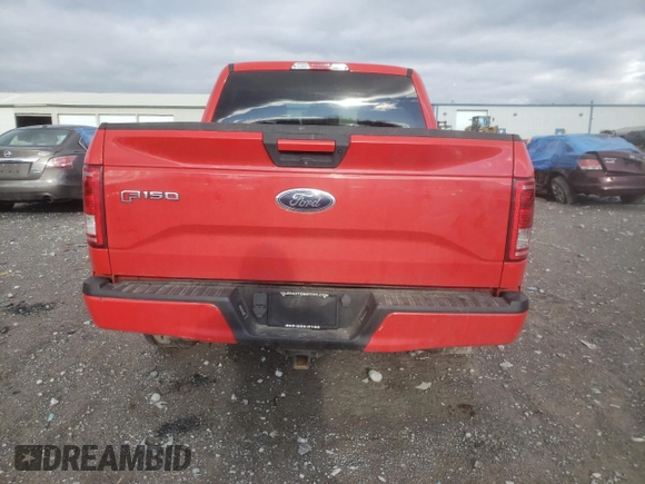 2016 Ford F-150 XL with VIN 1FTEW1CG0GFA67045, listed as a Copart auction lot 41432065 with 102,081 mi miles and Clean Title. Bid and sale history available at carsss.com. Image 6.