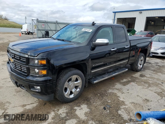 2015 Chevrolet Silverado 1500 LT with VIN 1GCVKREC4FZ258727, listed as a Copart auction lot 55581435 with 160,282 mi miles and Clean Title. Bid and sale history available at DreamBid. Image 1.