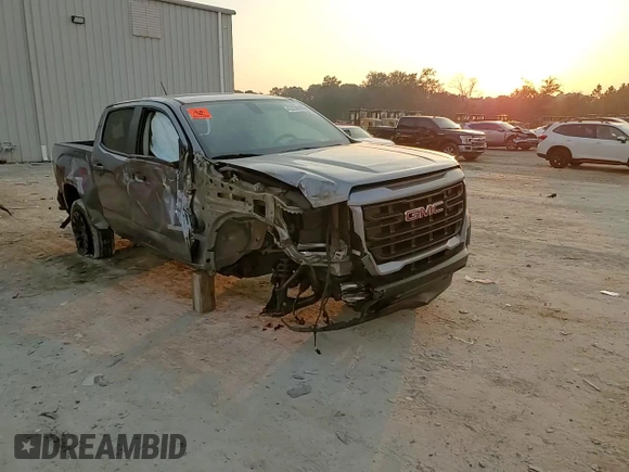 2022 GMC Canyon 2WD Elevation with VIN 1GTG5CEN7N1269717, listed as a Copart auction lot 43230085 with 36,783 mi miles and Non Repairable. Bid and sale history available at carsss.com. Image 13.