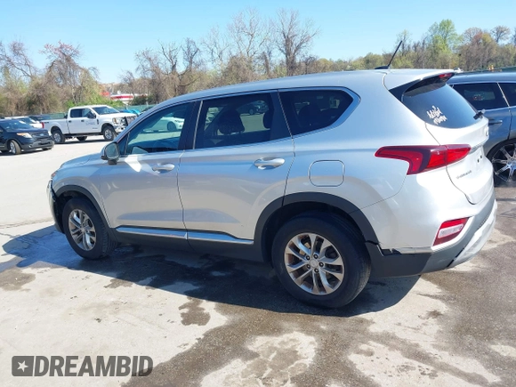 2019 Hyundai Santa Fe SE with VIN 5NMS23AD3KH030862, listed as a IAAI auction lot 41946700 with 198,264 mi miles. Bid and sale history available at carsss.com. Image 14.