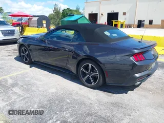 2024 Ford Mustang EcoBoost with VIN 1FAGP8UH9R5123133, listed as a IAAI auction lot 42538350 with 33,581 mi miles and . Bid and sale history available at DreamBid. Image 3.