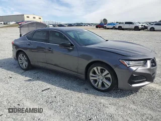 2021 Acura TLX w/Technology Package with VIN 19UUB6F47MA002693, listed as a Copart auction lot 44533915 with 63,987 mi miles and Salvage Title. Bid and sale history available at carsss.com. Image 4.
