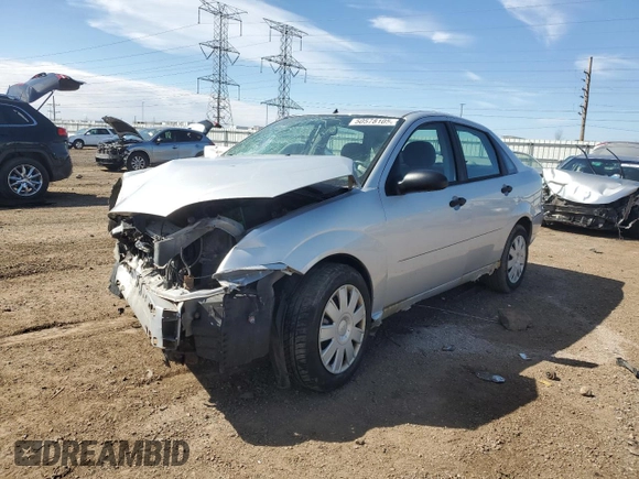 2005 Ford Focus S with VIN 1FAFP34N15W143918, listed as a Copart auction lot 50578105 with Not Provided miles and Salvage Title. Bid and sale history available at carsss.com. Image 1.