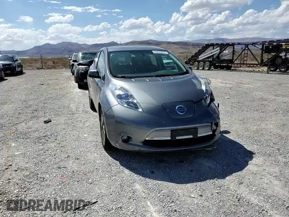 2015 Nissan LEAF SV with VIN 1N4AZ0CP1FC309007, listed as a Copart auction lot 63433853 with 75,480 mi miles. Bid and sale history available at carsss.com. Image 12.