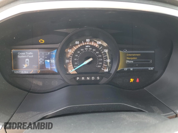2017 Ford Edge Sport with VIN 2FMPK4AP2HBB43954, listed as a Copart auction lot 52008705 with 105,716 mi miles and Salvage Title. Bid and sale history available at carsss.com. Image 9.