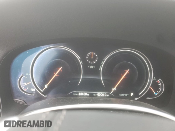 2019 BMW 7 Series 740i xDrive z VIN WBA7E4C55KGV70212, wystawiony jako Copart lot #57330965 z przebiegiem 48 408 mil mil oraz Szkoda całkowita • Salvage title. Historia ofert i sprzedaży dostępna na DreamBid. Obrazek 9.
