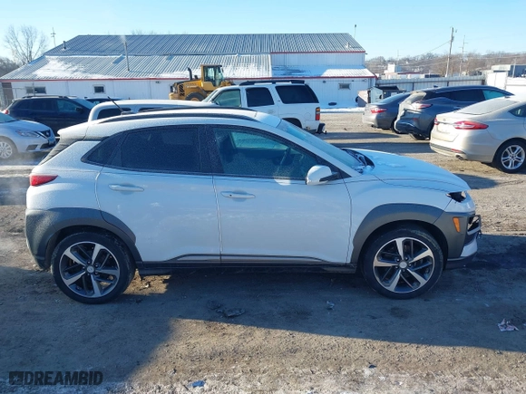 2018 Hyundai Kona Ultimate with VIN KM8K5CA50JU069055, listed as a IAAI auction lot 41634286 with 130,109 mi miles. Bid and sale history available at carsss.com. Image 13.