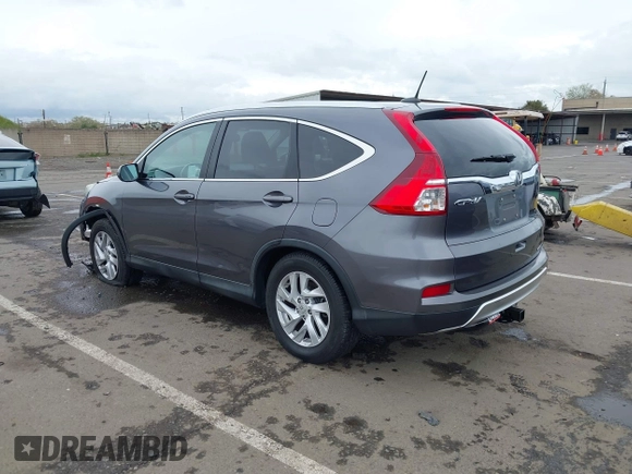 2015 Honda CR-V EX-L with VIN 2HKRM3H71FH540967, listed as a IAAI auction lot 41934678 with 74,206 mi miles. Bid and sale history available at carsss.com. Image 3.