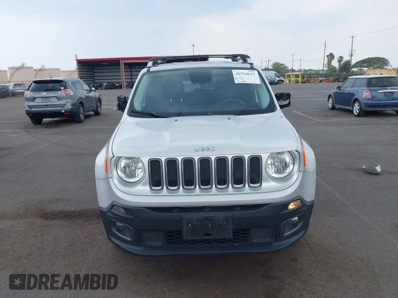 2017 Jeep Renegade Limited z VIN ZACCJBDB8HPE80599, wystawiony jako IAAI lot #41924622 z przebiegiem 91 058 mil mil oraz . Historia ofert i sprzedaży dostępna na DreamBid. Obrazek 13.