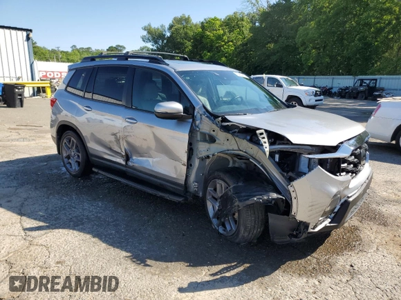 2022 Honda Passport EX-L z VIN 5FNYF7H59NB003482, wystawiony jako Copart lot #55460425 z przebiegiem 32 321 mil mil oraz Szkoda całkowita • Salvage title. Historia ofert i sprzedaży dostępna na DreamBid. Obrazek 4.