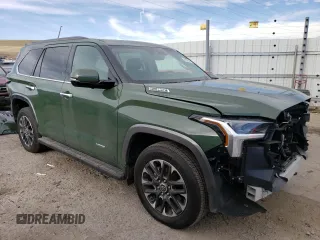 2023 Toyota Sequoia SR5 with VIN 7SVAAABA6PX020399, listed as a Copart auction lot 46362514 with 4,965 mi miles. Bid and sale history available at carsss.com. Image 4.