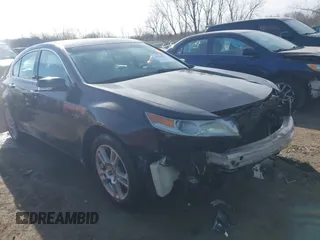 2009 Acura TL Tech with VIN 19UUA86579A018035, listed as a IAAI auction lot 41875207 with 266,770 mi miles. Bid and sale history available at carsss.com. Image 1.