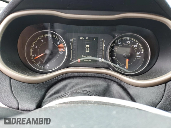 2018 Jeep Cherokee Latitude Tech Connect with VIN 1C4PJMCB3JD601283, listed as a Copart auction lot 51901955 with 83,467 mi miles and Salvage title. Bid and sale history available at DreamBid. Image 9.