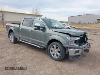 2019 Ford F-150 XL with VIN 1FTFW1E41KKE36759, listed as a IAAI auction lot 41728565 with 51,454 mi miles. Bid and sale history available at carsss.com. Image 1.
