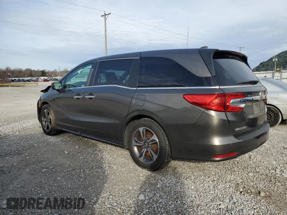 2019 Honda Odyssey Touring with VIN 5FNRL6H89KB103286, listed as a Copart auction lot 48141915 with 80,536 mi miles and Salvage Title. Bid and sale history available at carsss.com. Image 2.