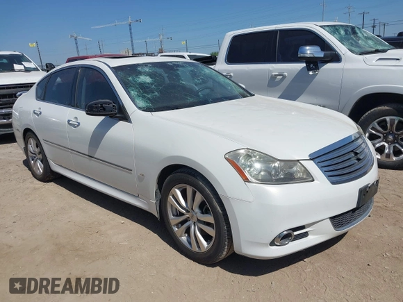 2010 Infiniti M with VIN JN1CY0AP7AM910033, listed as a IAAI auction lot 42012298 with 189,588 mi miles and . Bid and sale history available at carsss.com. Image 1.