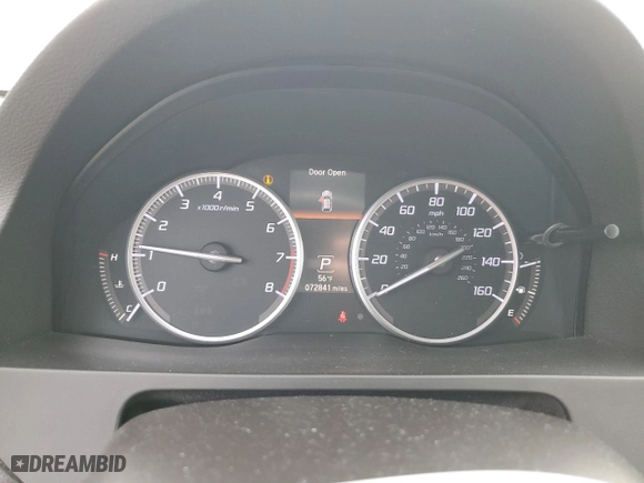 2017 Acura RDX w/Advance Pkg with VIN 5J8TB4H78HL029712, listed as a Copart auction lot 49325605 with 72,841 mi miles and Salvage Title. Bid and sale history available at carsss.com. Image 9.
