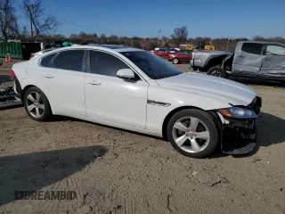 2017 Jaguar XF with VIN SAJBR4BN3HCY32314, listed as a Copart auction lot 48234065 with 126,212 mi miles and Salvage Title. Bid and sale history available at DreamBid. Image 4.