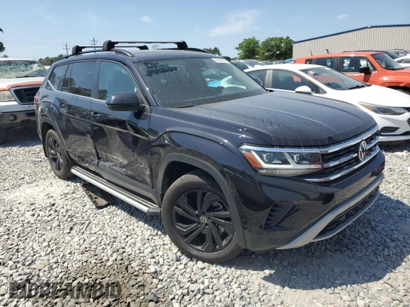 2022 Volkswagen Atlas SE with VIN 1V2JR2CA0NC546229, listed as a Copart auction lot 53565555 with 64,026 mi miles and Salvage title. Bid and sale history available at DreamBid. Image 4.