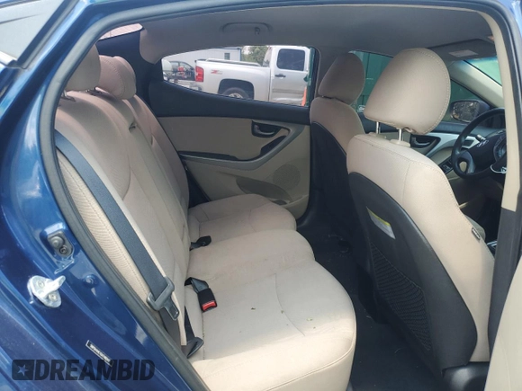 2016 Hyundai Elantra SE with VIN 5NPDH4AE1GH748247, listed as a Copart auction lot 62893425 with 90,898 mi miles and Salvage title. Bid and sale history available at DreamBid. Image 10.