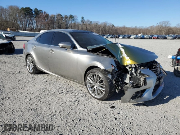 2016 Lexus IS 300 with VIN JTHCM1D27G5014539, listed as a Copart auction lot 46497475 with 61,860 mi miles and Salvage Title. Bid and sale history available at carsss.com. Image 4.