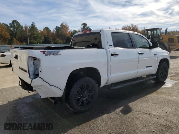 2020 Toyota Tundra 2WD SR5 with VIN 5TFEY5F11LX270247, listed as a Copart auction lot 81674544 with 52,644 mi miles and Salvage Title. Bid and sale history available at carsss.com. Image 3.