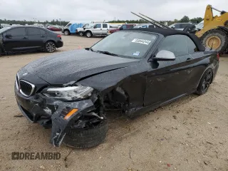 2016 BMW 2 Series M235i with VIN WBA1M1C50GV393966, listed as a Copart auction lot 83044244 with 115,686 mi miles and Salvage Title. Bid and sale history available at carsss.com. Image 1.