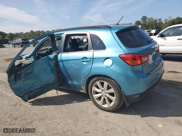 2013 Mitsubishi Outlander Sport SE with VIN 4A4AR4AU6DE011007, listed as a Copart auction lot 71608944 with 197,976 mi miles and Salvage Title. Bid and sale history available at carsss.com. Image 2.